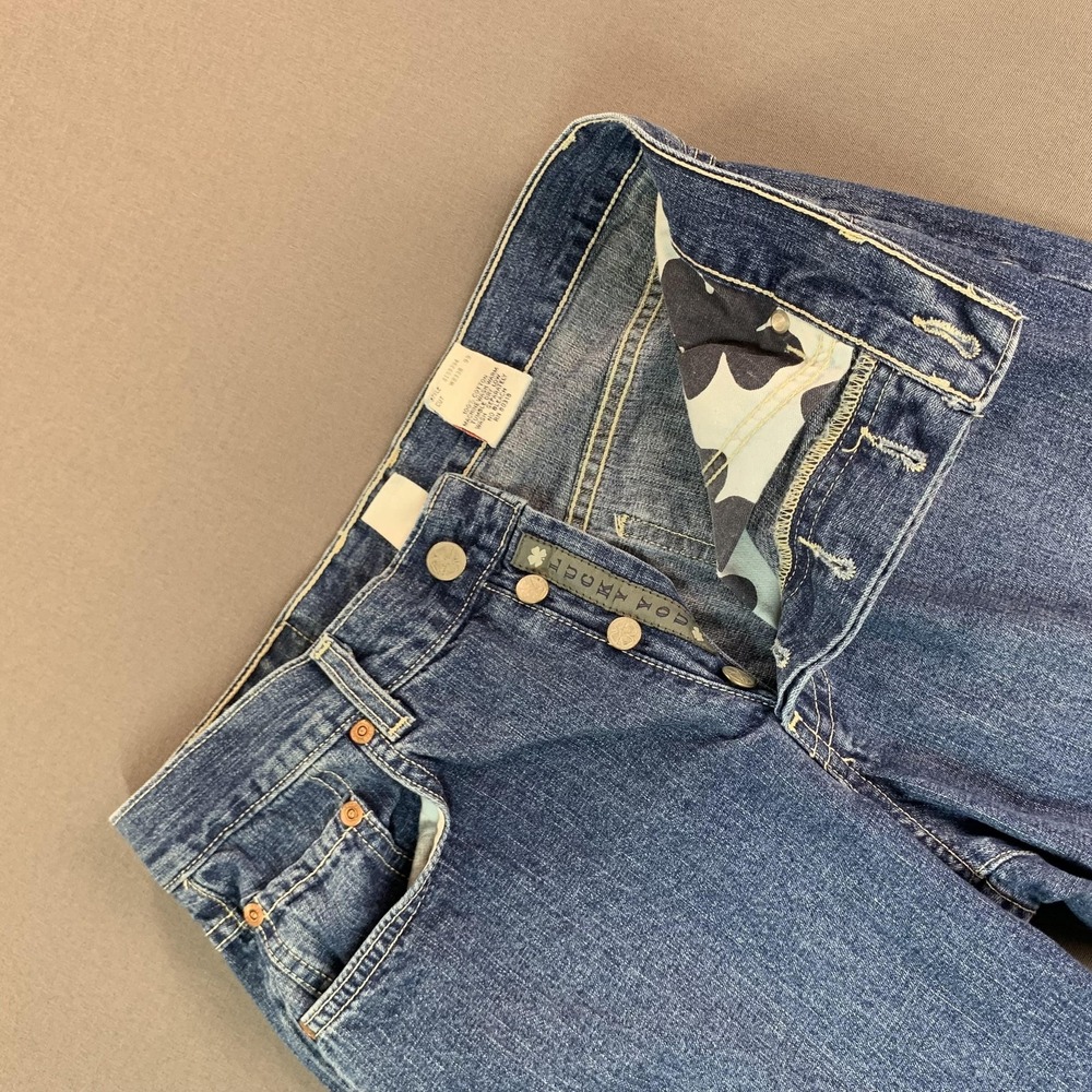 VTG Lucky Brand 159 Jeans Womens 10/30 Blue Low Rise Bootcut USA 90s (30x32)